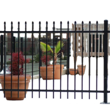 Residential Security Wrought Iron Decorative Fence for wholesales